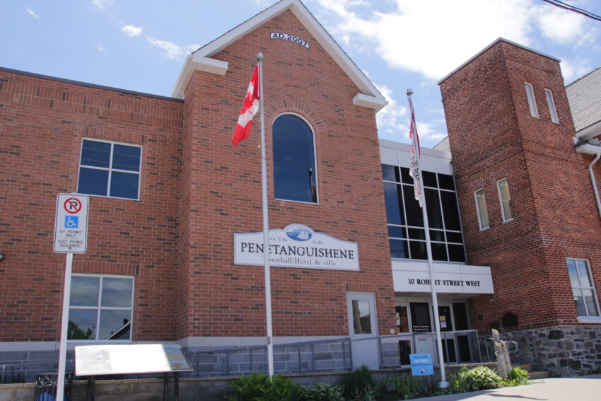 Penetanguishene Town Hall at 10 Robert St. W. MidlandToday staff photo