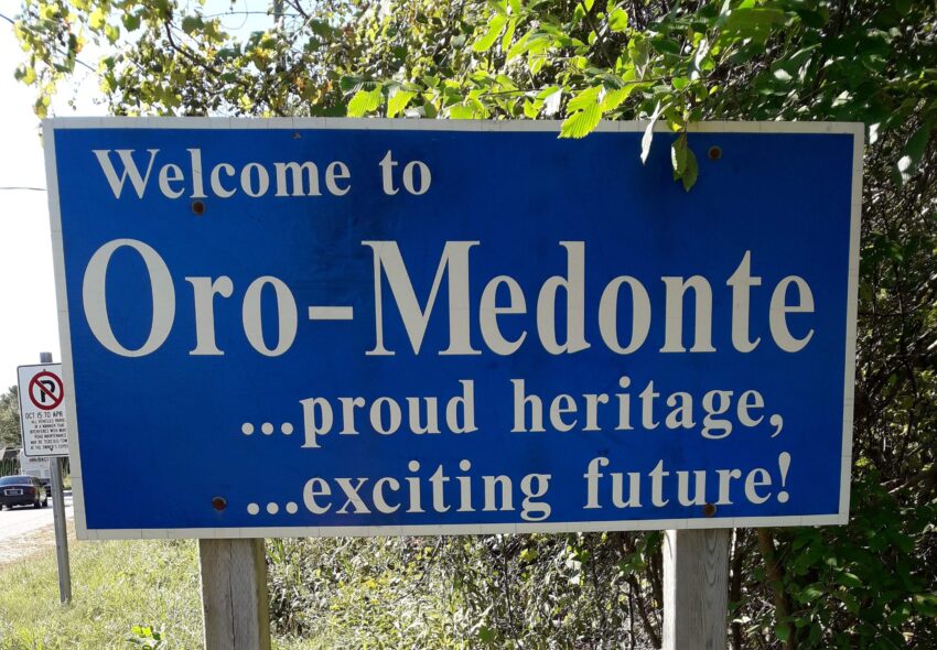 Oro-Medonte sign